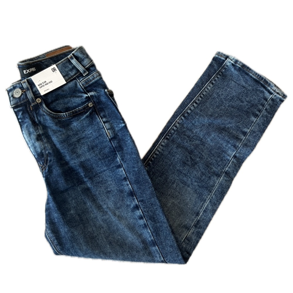 Express Mom Jean Super High Rise Size 0R